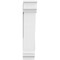 Ekena Millwork Standard Traditional Architectural Grade PVC Bracket with Traditional Ends, 5"W x 20"D x 26"H BKTP05X20X26TRA01 - alternate 3